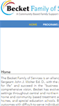 Mobile Screenshot of becket.org